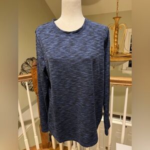 Ideology Women's Blue Long Sleeve Tee